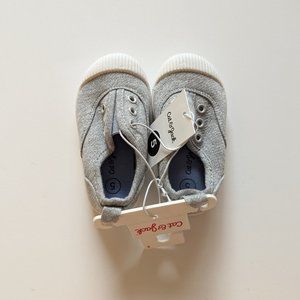 Cat & Jack silver slip on sneakers kids size 5